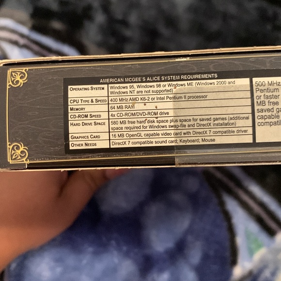 Vintage American McGee’s Alice PC Game - Picture 4 of 13